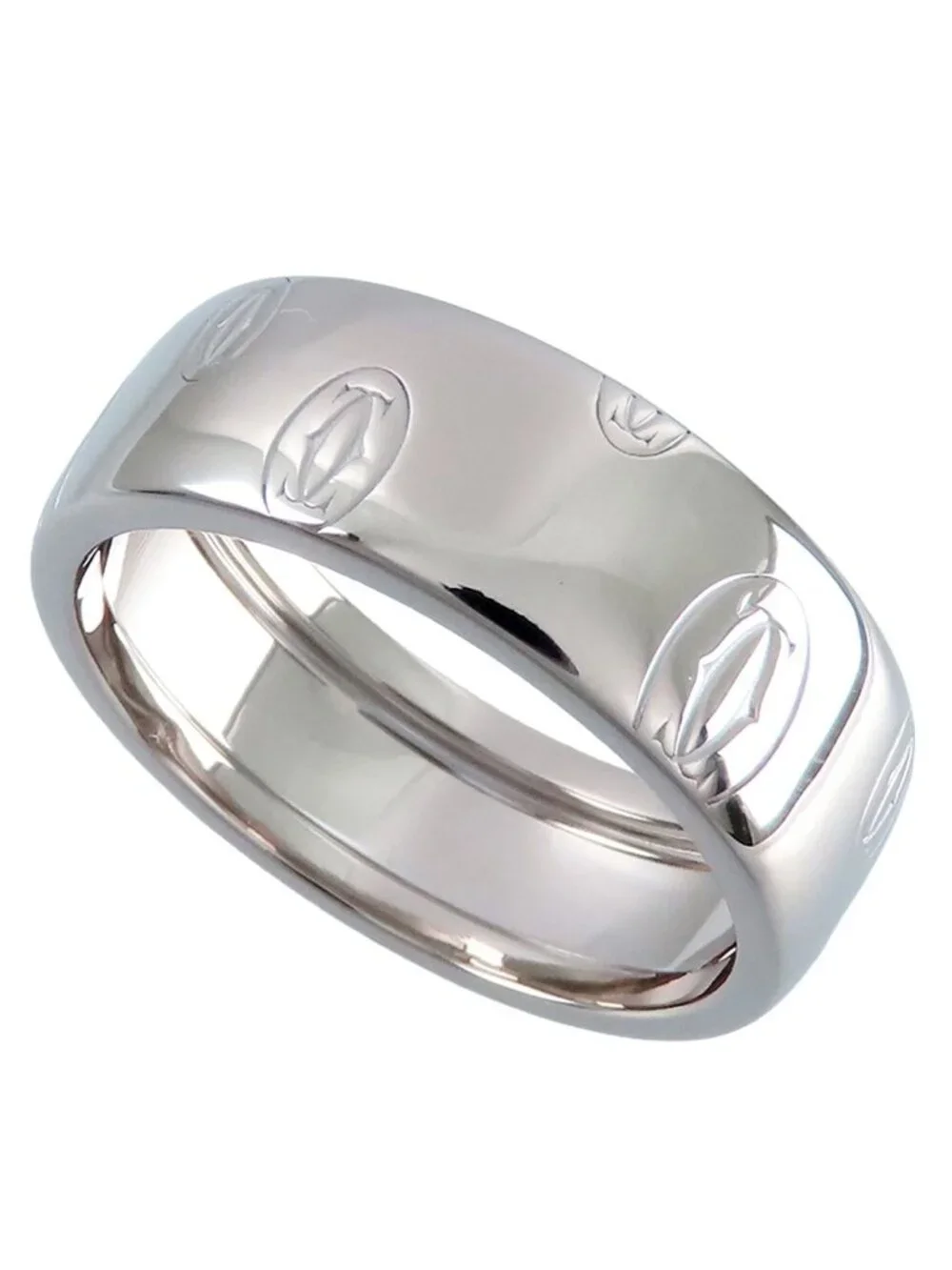 Cartier Happy Birthday Ring White Gold 18k LM Large Model